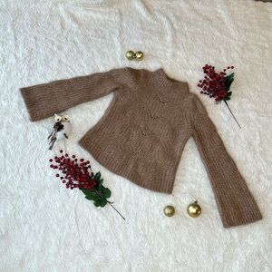 Youri Sweater/Jumper  by Sézane, camel in color XXS